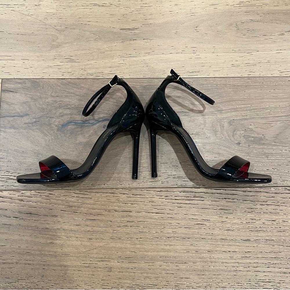 Saint Laurent Amber Sandals in Black Patent Leather Size 36 - Picture 6 of 10